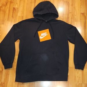 Nike Men's Black Hoodie Sweater
